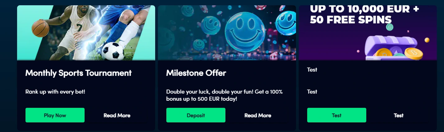 wolfz casino bonusses
